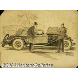 Raeburn Van Buren (1891-1987) Original Illustration (c.1930).