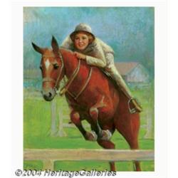 E. Yorkdale - Original Calendar Art (c.1930).