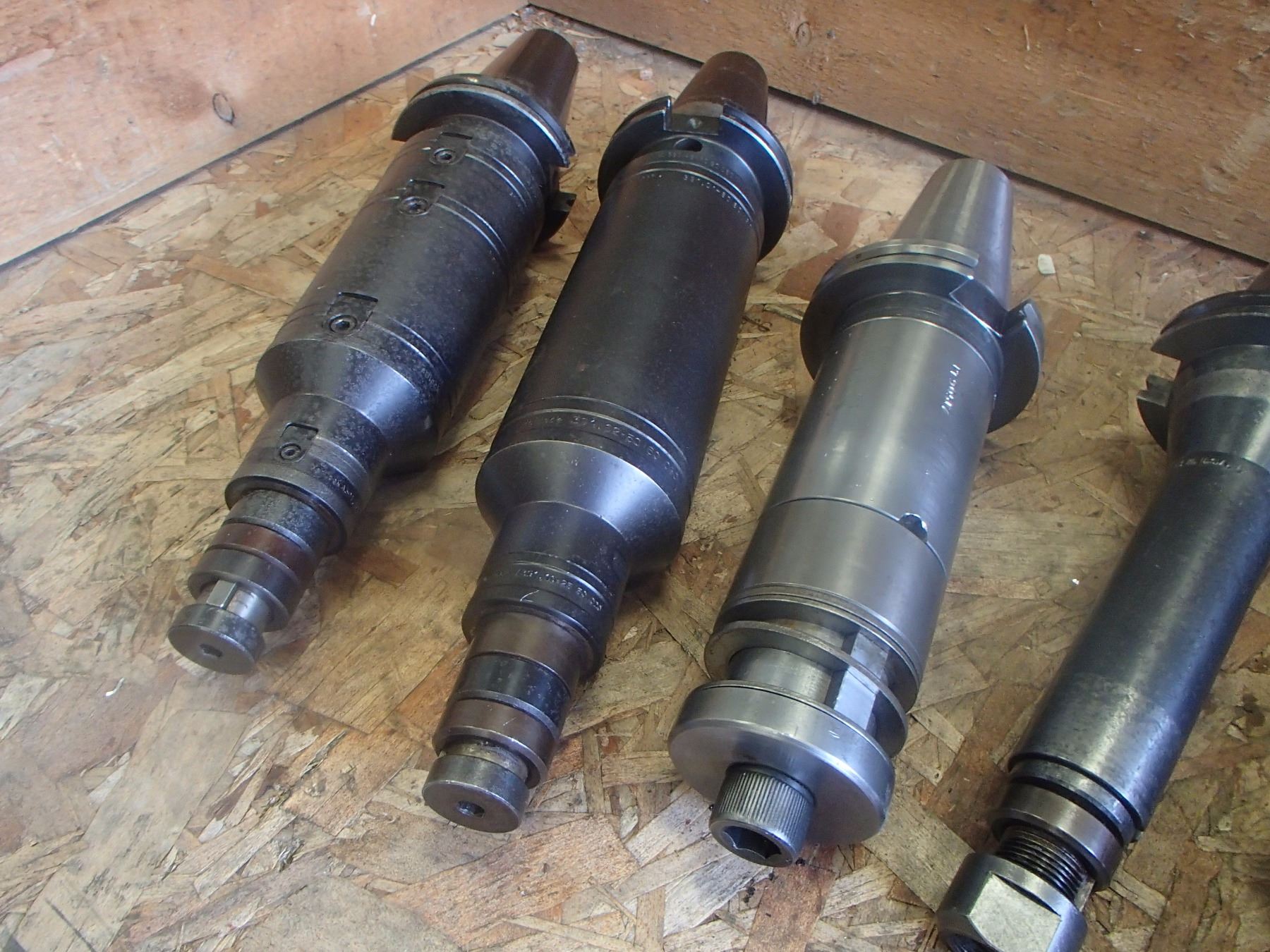 CAT50 Extended Arbor Tool Holders, 6 Total - BTM Industrial