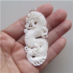 Hand Craved Dragon Pendant