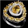 Image 3 : Natural Yellow Citrine Ring