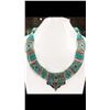 Image 1 : Tibet Hand Made Natural Turquoise & Coral Necklace