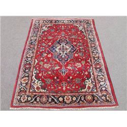 Simply Beautiful Semi Antique Persian Mahal Rug 7x11