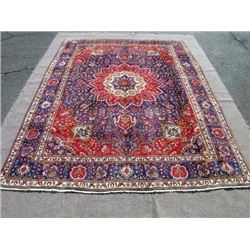 Very Rare Authentic Persian Mashhad Rug 13x10