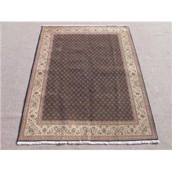 Absolutely Gorgeous Persian Tabriz Mahi (Fish) Design w/Silk Highlights Rug