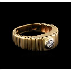 0.10 ctw Diamond Ring - 14KT Yellow Gold