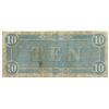 Image 2 : 1864 $10 The Confederate States of America Note T-68 CC