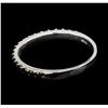 Image 3 : 0.38 ctw Black Diamond Ring - 14KT White Gold
