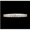 Image 2 : 0.38 ctw Diamond Band - 18KT White Gold