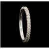 Image 4 : 0.38 ctw Diamond Band - 18KT White Gold