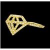 Image 1 : 0.20 ctw Diamond Ring - 14KT Yellow Gold
