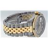 Image 4 : Rolex Mens 2T Yellow Gold & SS Slate Grey Diamond And Emerald Datejust Wristwatc