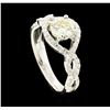 Image 6 : 1.19 ctw Diamond Ring - 18KT White Gold