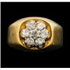 Image 2 : 1.00 ctw Diamond Ring - 14KT Yellow And White Gold