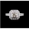 Image 2 : 1.37 ctw Diamond Ring - 14KT White Gold