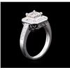 Image 3 : 1.37 ctw Diamond Ring - 14KT White Gold