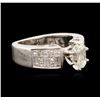 Image 1 : 14KT White Gold 1.63 ctw Diamond Ring