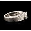 Image 3 : 14KT White Gold 1.63 ctw Diamond Ring