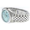 Image 6 : Rolex Stainless Steel Ice Blue Diamond DateJust Men's Watch