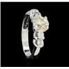 Image 4 : 1.26 ctw Diamond Ring - PLATINUM  Platinum Group