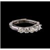 Image 1 : 0.75 ctw Diamond Ring - 14KT White Gold