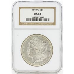 1883-O MS63 NGC Morgan Silver Dollar