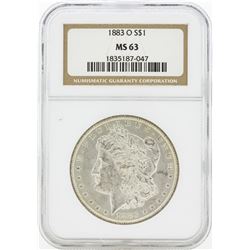 1883-O MS63 NGC Morgan Silver Dollar