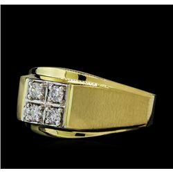 0.33 ctw Diamond Ring - 14KT Yellow Gold