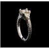 Image 4 : EGL USA Cert 1.78 ctw Diamond Ring - 14KT White Gold