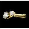 Image 1 : 0.70 ctw Diamond Ring - 14KT Yellow Gold
