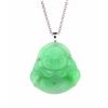Image 1 : 14KT Yellow Gold Jadeite Pendant with Chain