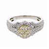 Image 1 : 14KT Two Tone Gold 0.90ctw Diamond Ring
