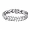 18KT White Gold 7.60ctw Diamond Bracelet