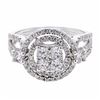 14KT White Gold 1.15ctw Diamond Ring