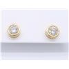 14KT Yellow Gold 1.36ctw Diamond Earrings