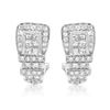 18KT White Gold 1.43ctw Diamond Earrings