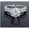 14KT White Gold 5.05ctw Diamond Ring
