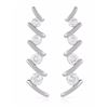 14KT White Gold 0.84ctw Diamond Earrings