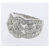 18KT White Gold 1.08ctw Diamond Ring