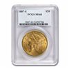 1887-S $20 Liberty Head Double Eagle Gold Coin PCGS MS61