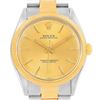 Rolex 18KT Two Tone Gold Vintage Mens Wristwatch