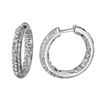 18KT White Gold 1.08ctw Diamond Earrings