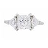 Image 1 : Platinum 2.02ctw Diamond Ring