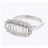 18KT White Gold 1.57ctw Diamond Ring