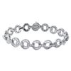 14KT White Gold 3.95ctw Diamond Bracelet