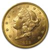 1893 $20 Liberty Head Double Eagle Gold Coin PCGS MS61
