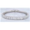 Platinum 12.16ctw Diamond Bracelet