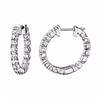 18KT White Gold 1.07ctw Diamond Earrings