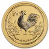 2017 Australia 1/10 oz Lunar Rooster Gold Coin