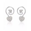 14KT White Gold 0.45ctw Diamond Earrings